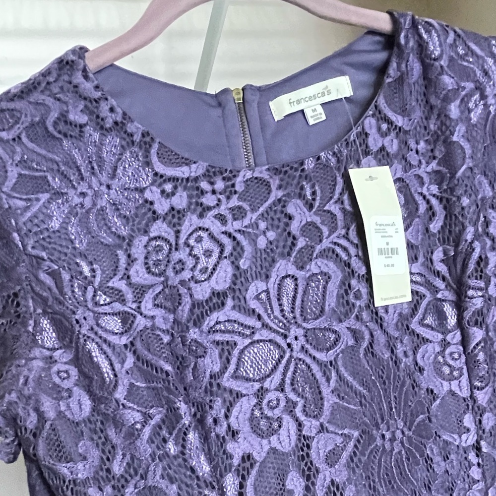 Light purple lace dress